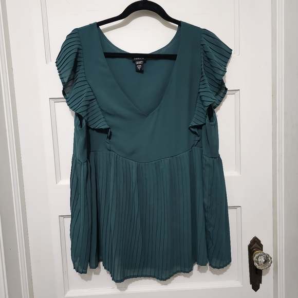 torrid Tops - Torrid emerald green size 1 woman's blouse
